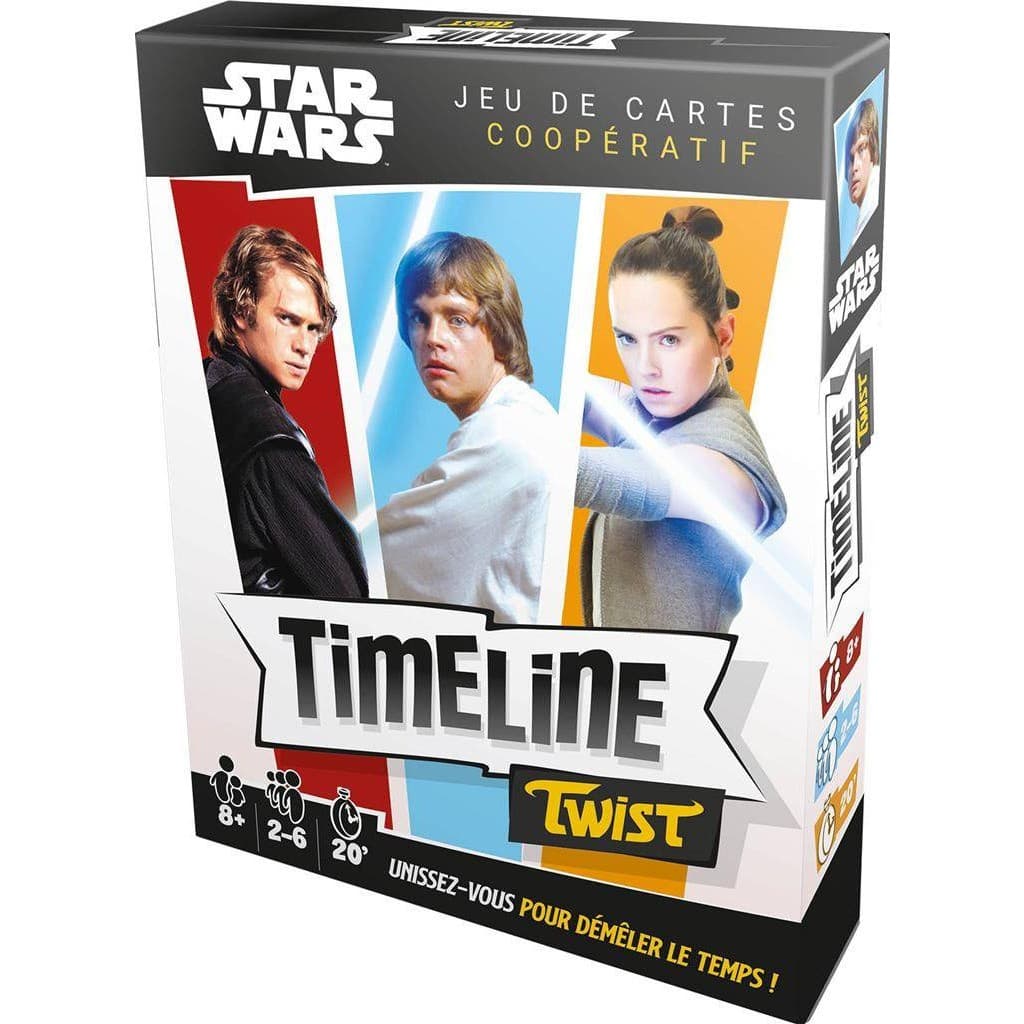 Asmodee Timeline Twist Star Wars 100 cards format B
