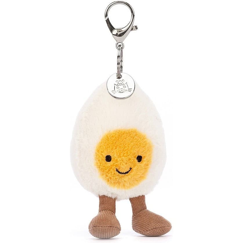 Jellycat Peluche porte clés oeuf à la coque Amuseable Happy Boiled E