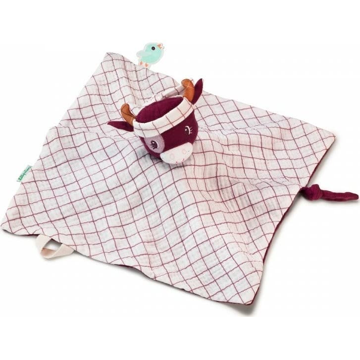 Lilliputiens Doudou lange coton bio Rosalie la vache