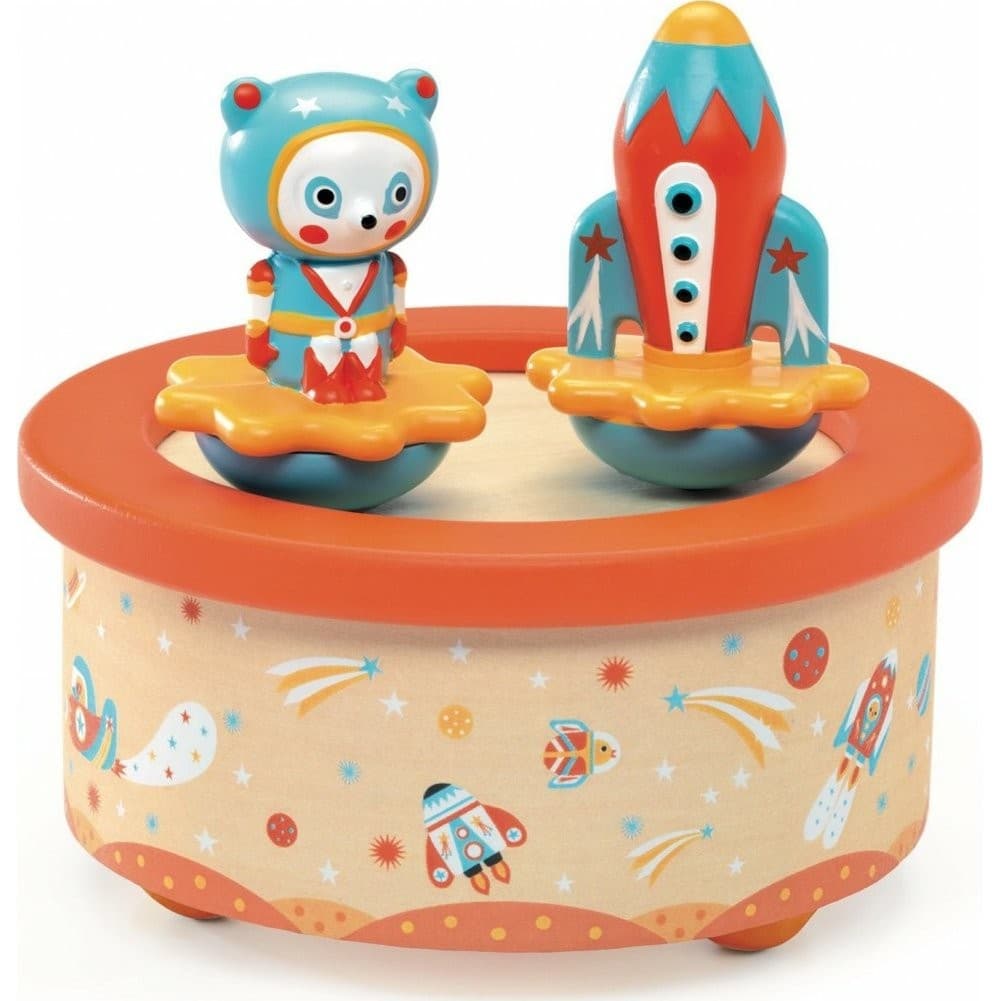 Djeco Boite à musique magnétique Space Mélody