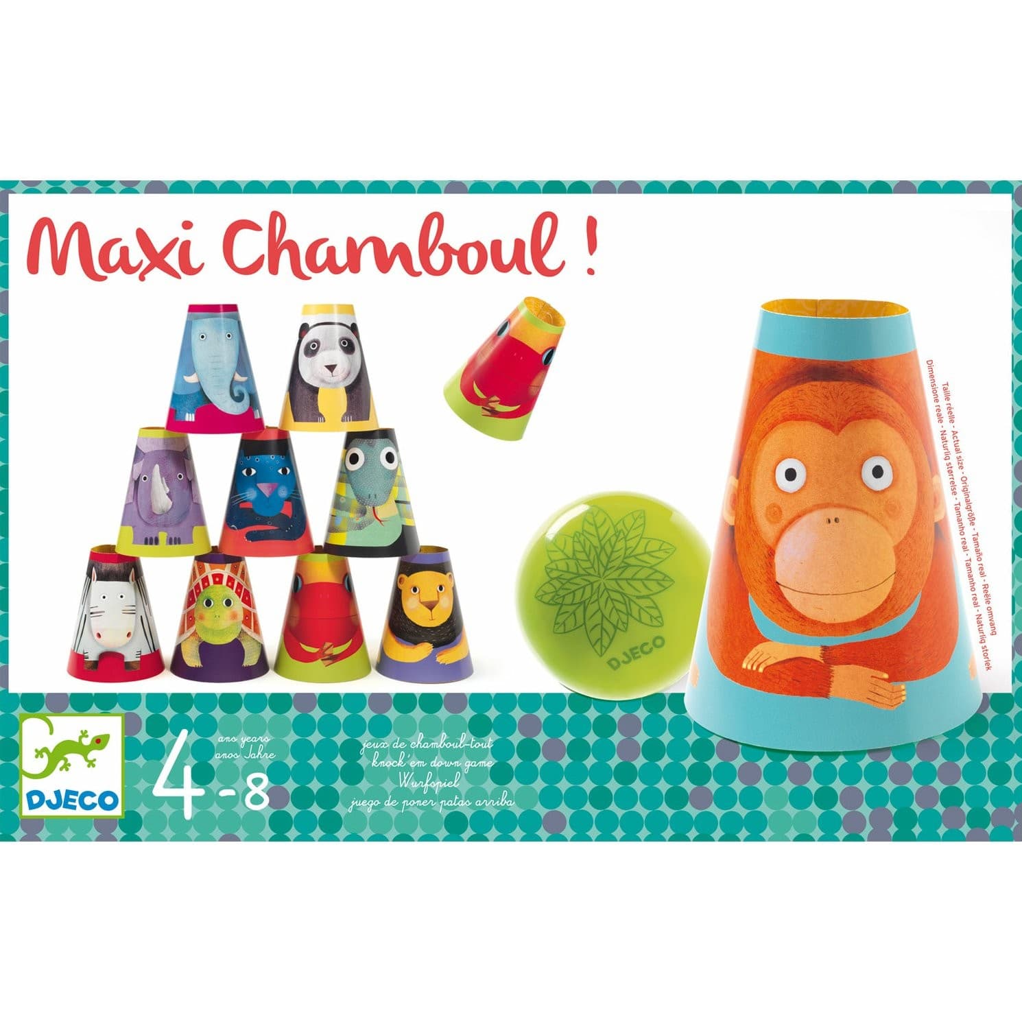 Djeco Jeu de chamboule tout Maxi Chamboul