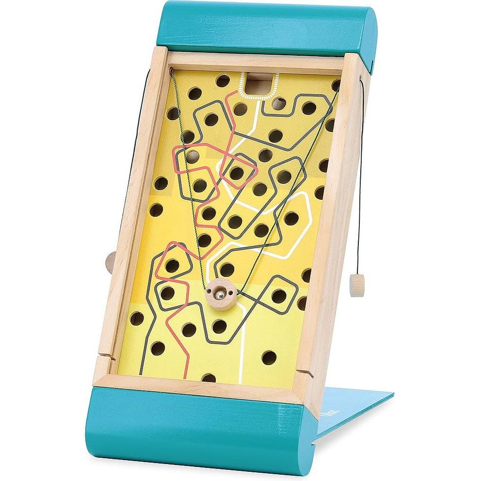 Vilac L'habilrinthe en bois 2 en 1 : jeu d'adresse et de patience
