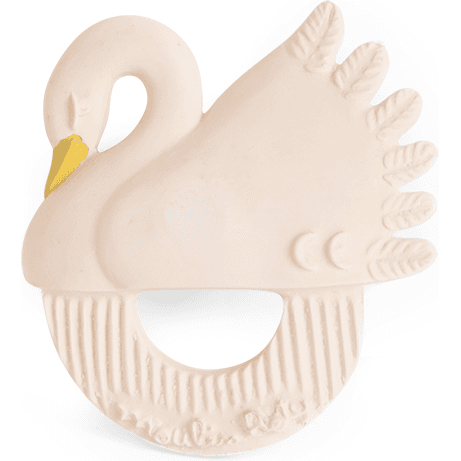 Moulin Roty Hochet anneau de dentition caoutchouc Cygne La petite