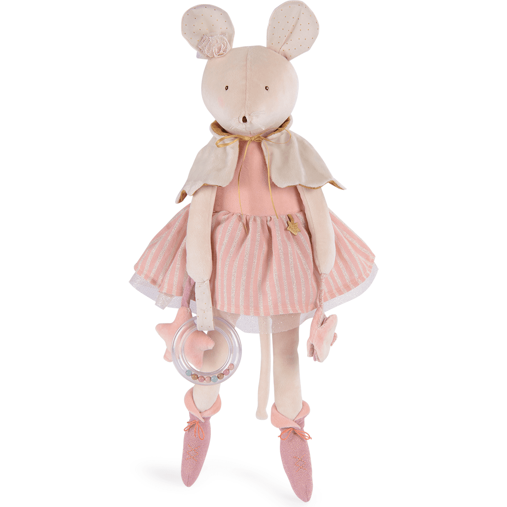 Moulin Roty Grande peluche d'activités Souris La petite école de danse