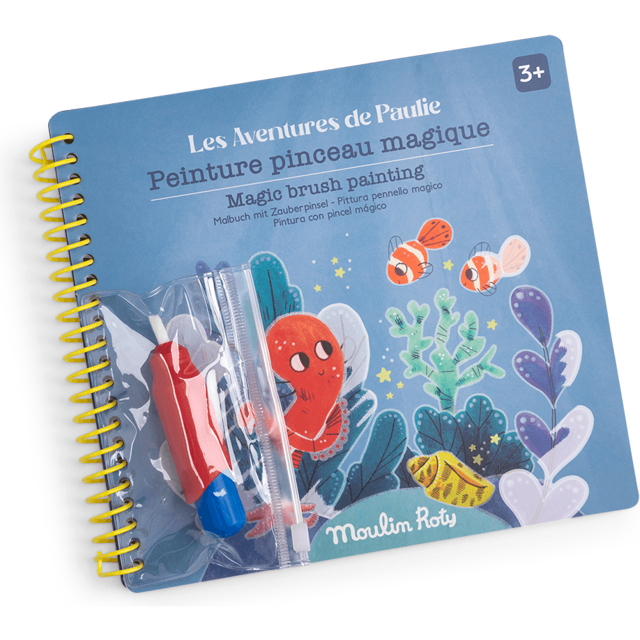 Moulin Roty Peinture pinceau magique Les Aventures de Paulie Les
