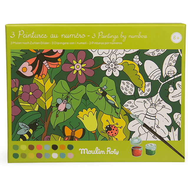 Moulin Roty Peintures au numéro Le jardinier Le jardin du moulin Le