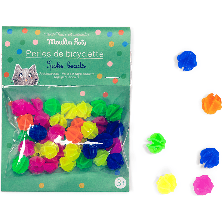 Moulin Roty Perles rondes pour rayons de vélo Aujourd'hui c'est