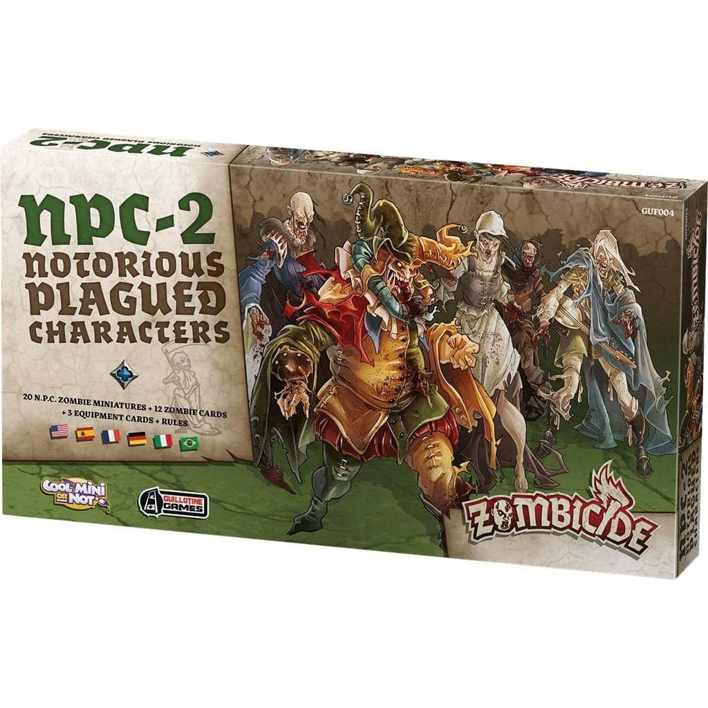 Cmon Zombicide : Black Plague Notorious Plagued Characters n° 2