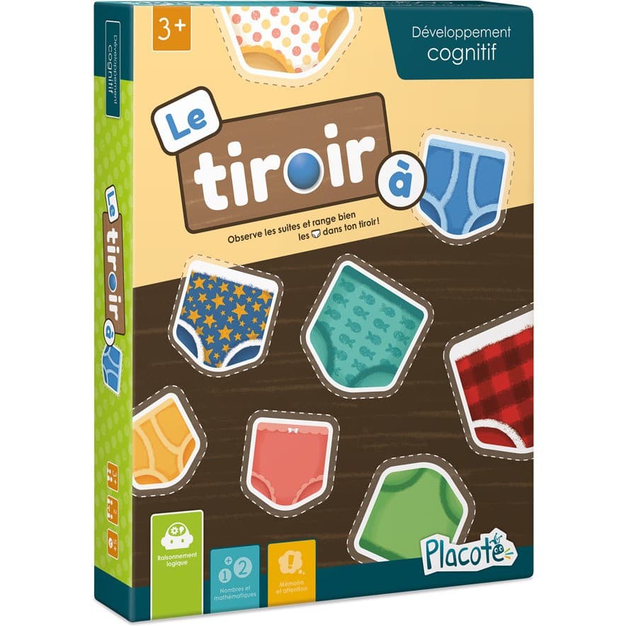 Placote Le Tiroir à Bobettes Développement Cognitif