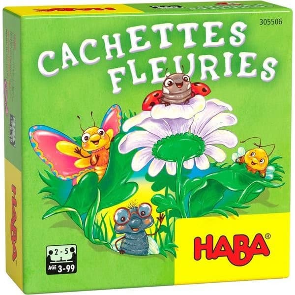 Haba Jeu de poche Cachettes fleuries