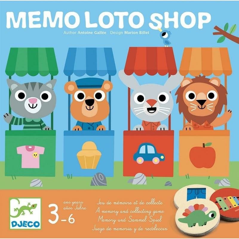 Djeco Jeu Mémo Loto Shop