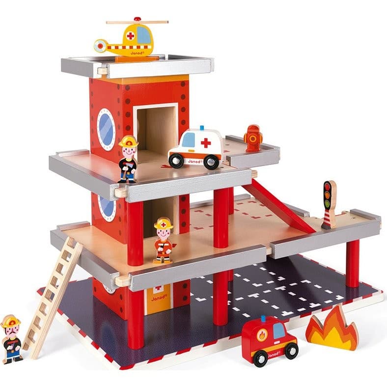 Janod Caserne de Pompiers Garage en bois