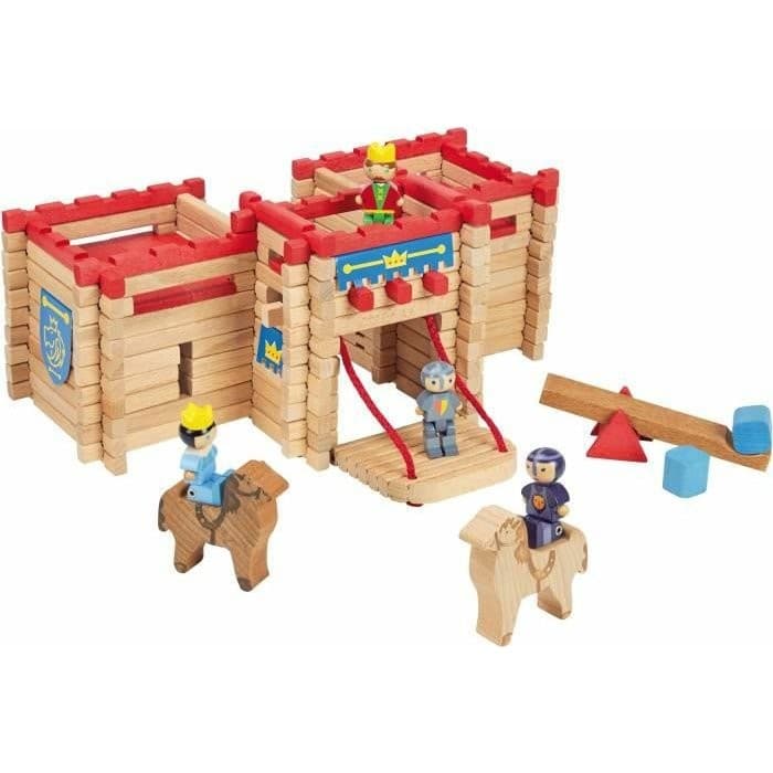 Jeujura Chateau Fort en bois 155 pieces