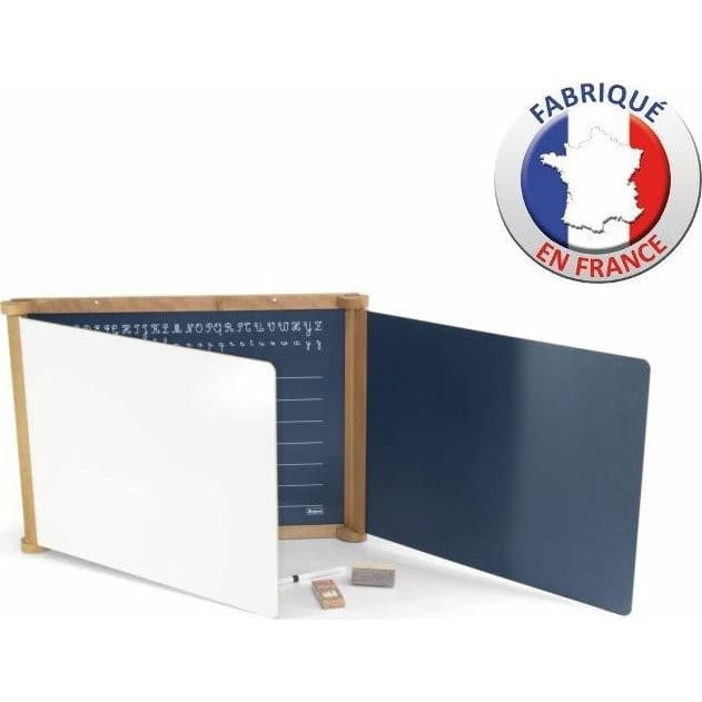 Jeujura Tableau pour enfant en Bois double face