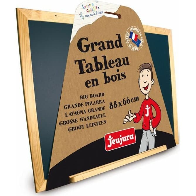 Jeujura Grand Tableau Noir en Bois