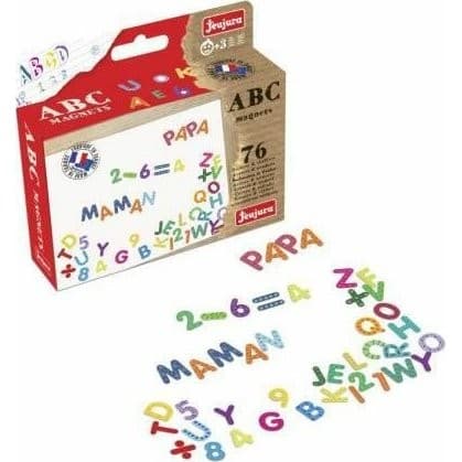 Jeujura Lettres et chiffres aimantés pour tableau