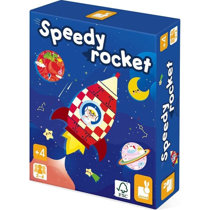 Janod Jeu d'adresse pour enfant Speedy Rocket