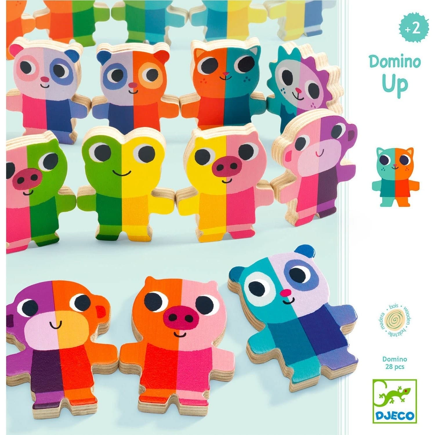 Djeco Jeu Domino Up Animaux