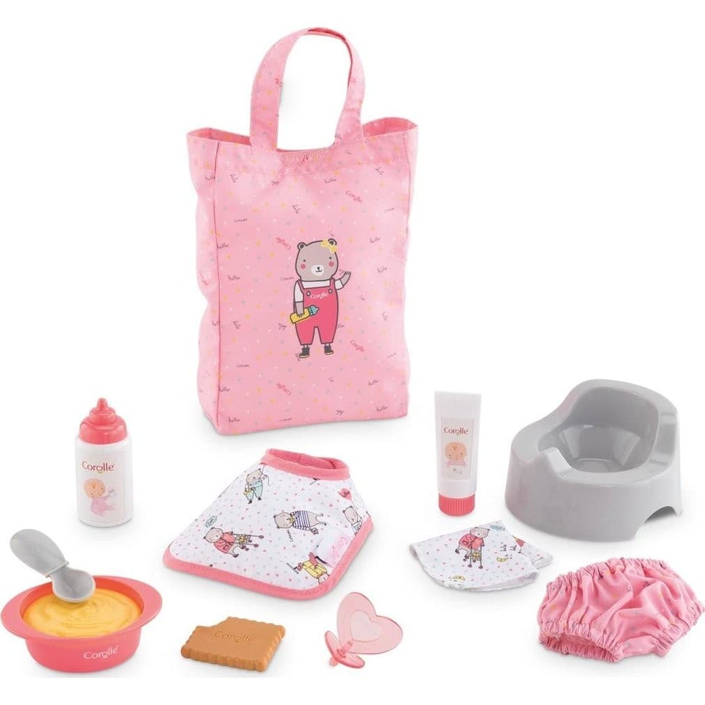 Corolle Accessoires poupée Tétine, Biberon, Pot, Cuillère...