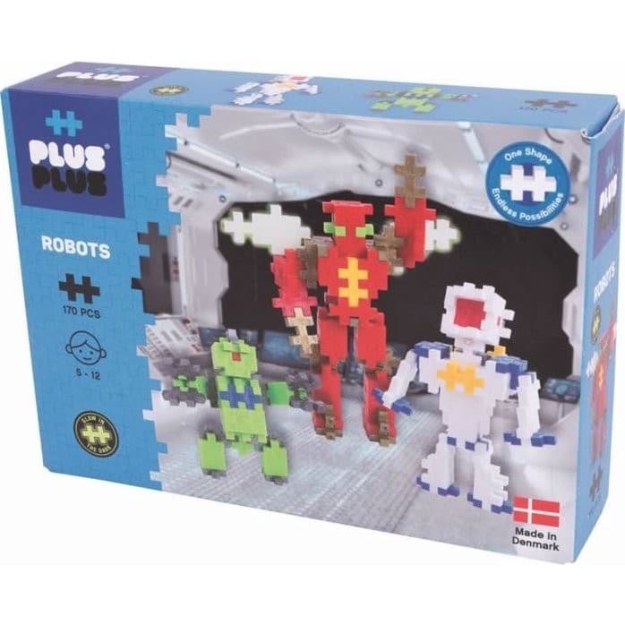 Plus Plus Box Mini Basic Les Robots 170 pièces