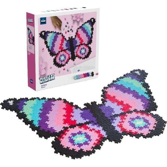 Plus Plus Puzzle par numéros papillon 800 pièces