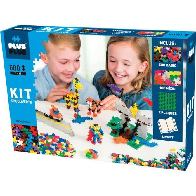 Plus Plus Kit découverte Basic 600 pièces