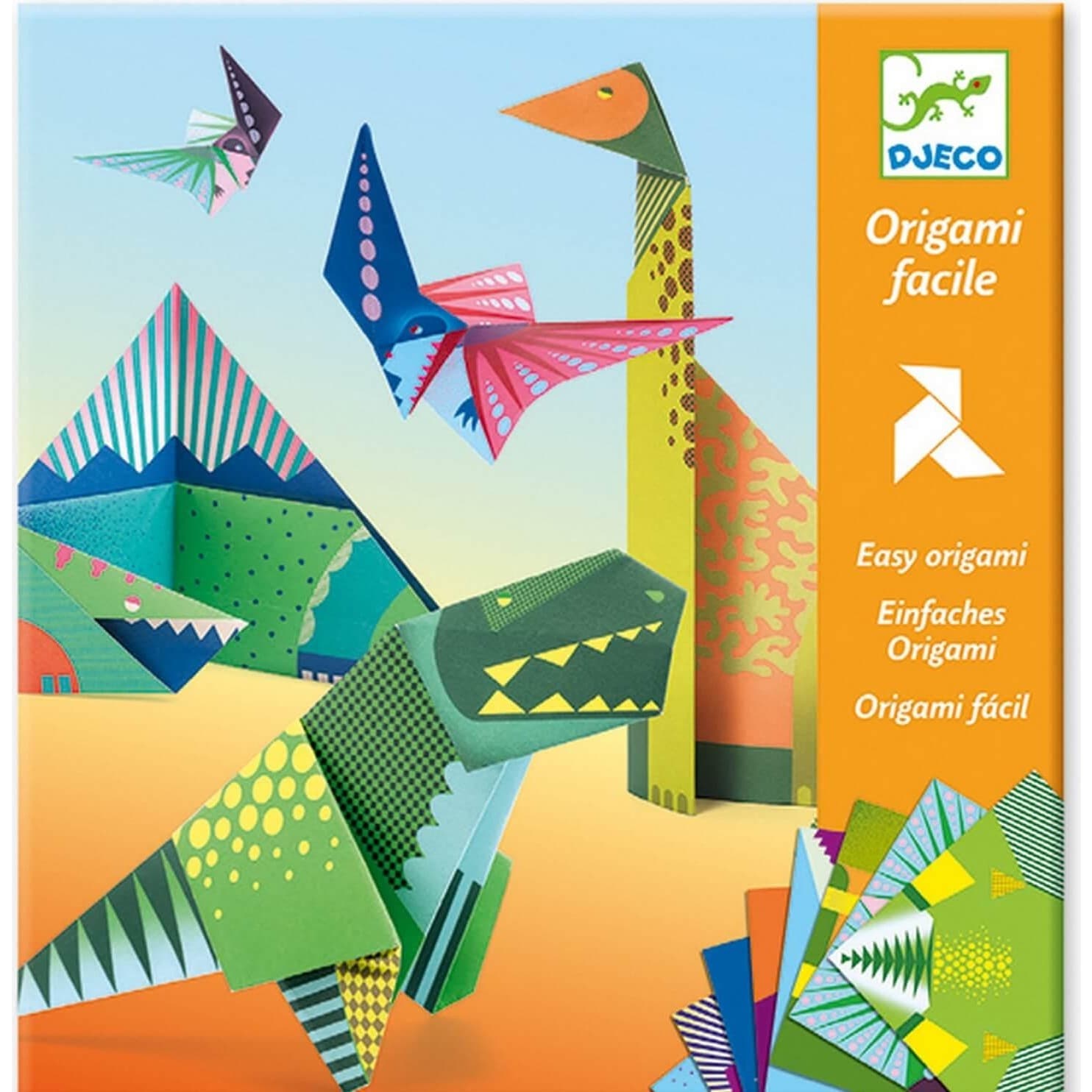 Djeco Origamis Dinosaures faciles pour Enfant