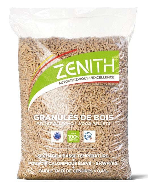 Pellets De Bois Zenith Piveteau – Palette De 72 Sacs De 15 Kg