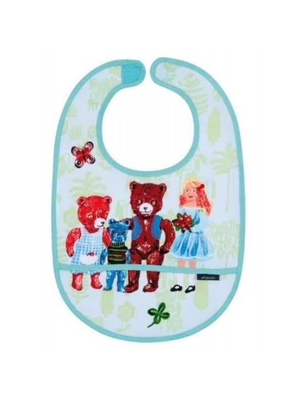 Bavoir Boucle d'or et les trois ours