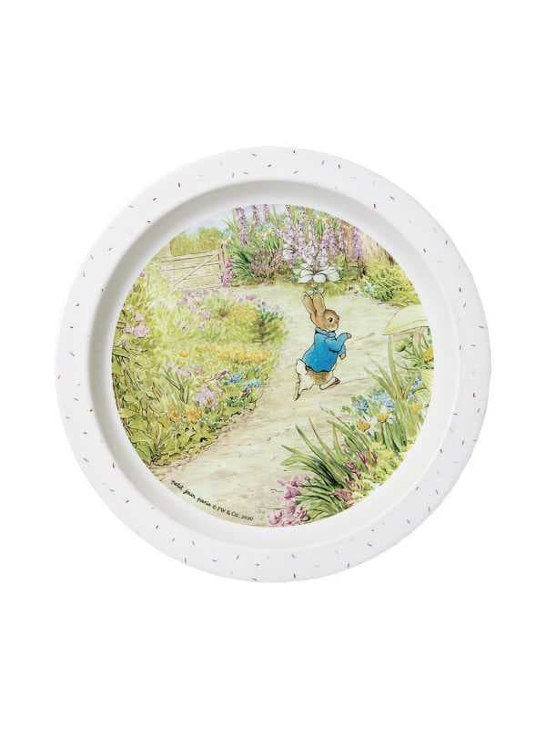 Assiette bébé à rebord - Pierre Lapin