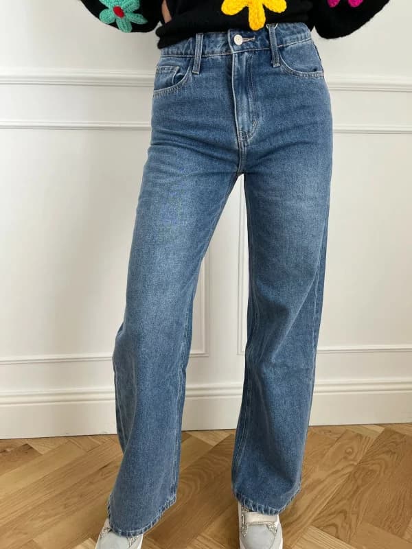 Jean large bleu - Capucine T.40