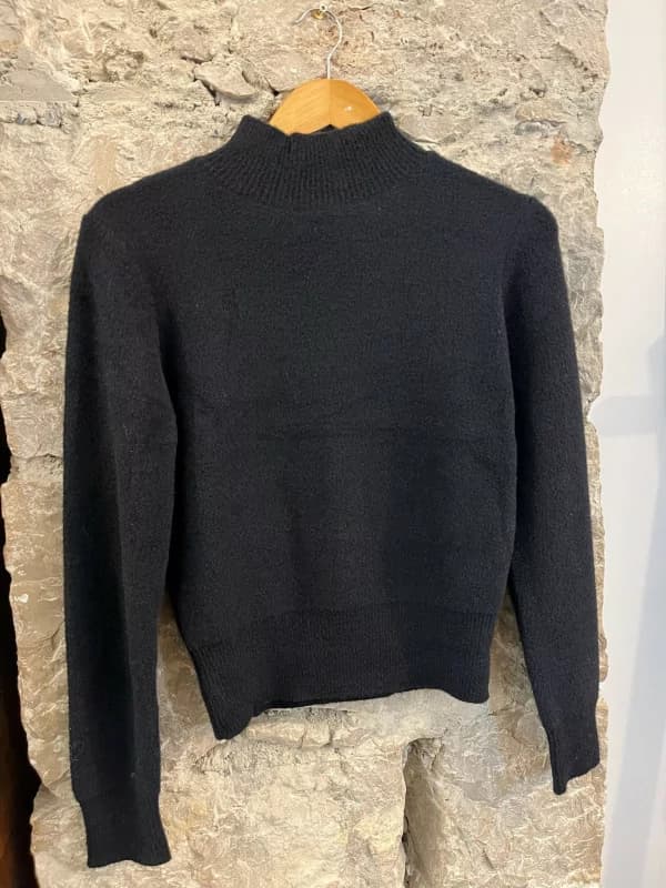 Pull tout doux noir - Eliane Taille unique