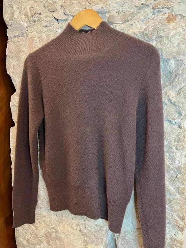 Pull tout doux marron - Eliane Taille unique