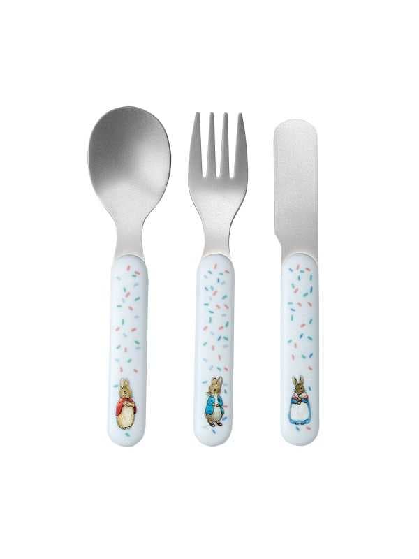 Set de 3 couverts "Pierre Lapin"