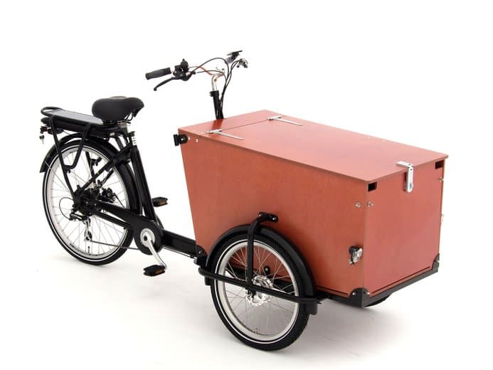 Babboe Pro Trike-E 265L RB/HD schwarz braun 26 Zoll - 50 cm - 26 Zoll