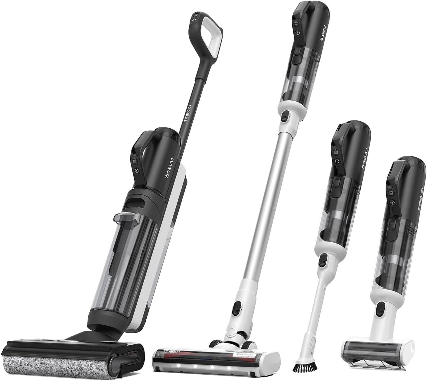 Aspirateur balai laveur sans fil – 180° HyperStretch, 40 min, Flashdry 70°C en 5 min, bords 0,5 cm - Floor One Switch S6