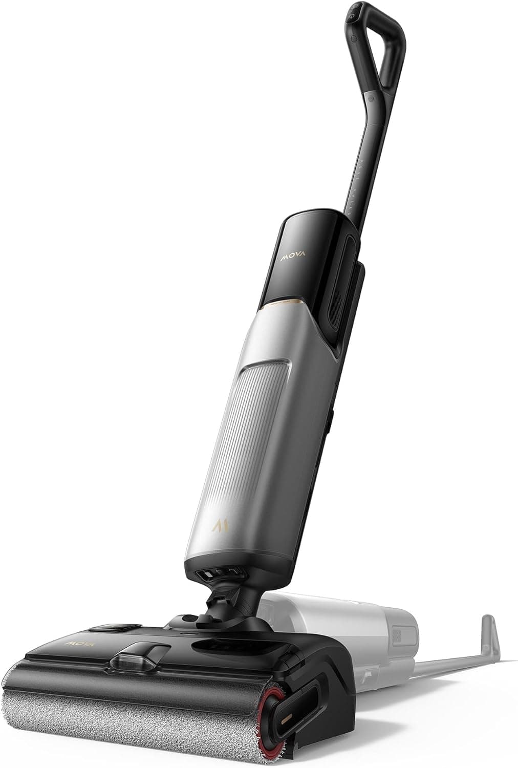 Aspirateur laveur sans fil – 20 kPa puissant, Eau chaude 80°C, Auto-nettoyage 100°C & Séchage 90°C, Double bord - X4 Plus