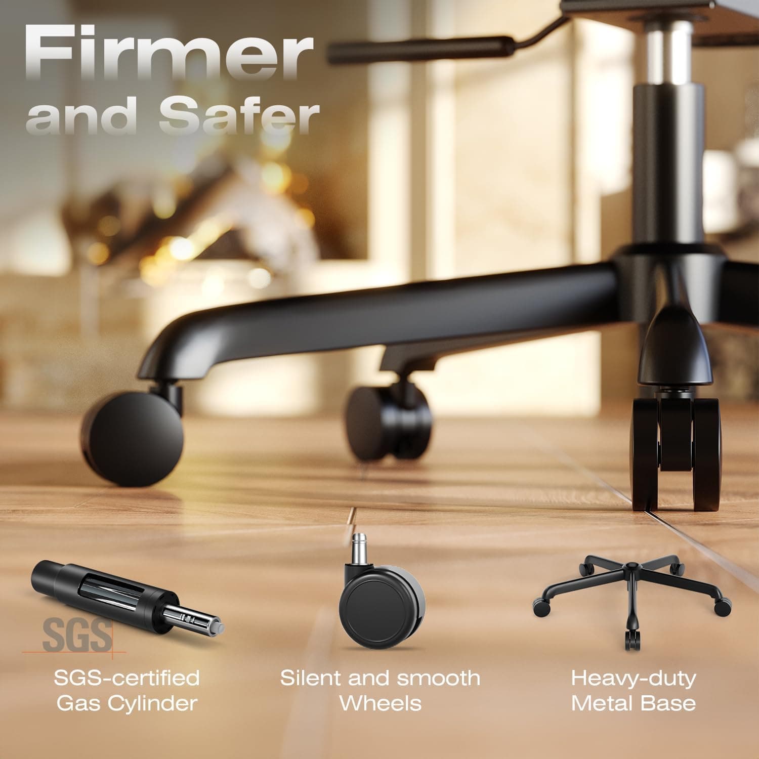 Chaise de bureau ergonomique â Ultra-Confort & 3D (lombaire rĂ©glable, maille, dossier inclinable)