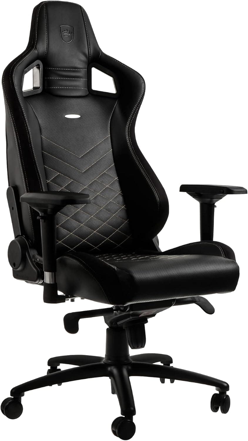 Chaise gaming ergonomique – Édition Java, accoudoirs 4D, dossier 135°, confort premium - Noir / Or