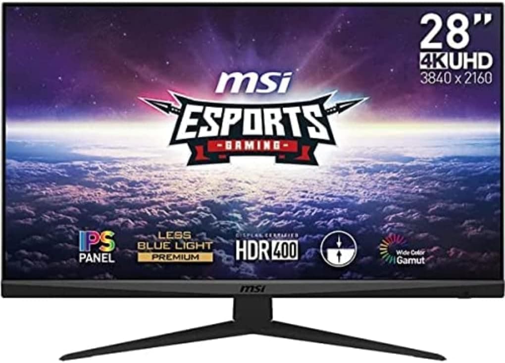 Écran 32 pouces 4K MSI MAG 322UPF Rapid IPS 160 Hz - 28'' / 4K UHD - 60 Hz / IPS / 4ms / Freesync