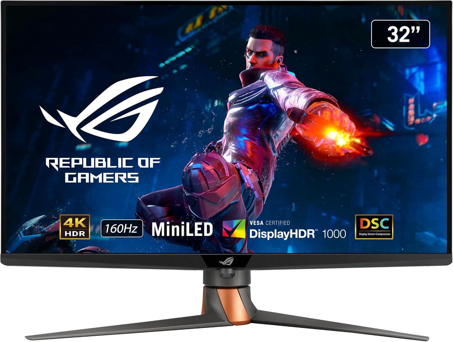 Écran Gaming 4K 32’’ – OLED QD-OLED 240 Hz, 0,03 ms, HDR True Black, G-Sync & FreeSync, USB-C 90 W - 32" 4K UHD - 160hz
