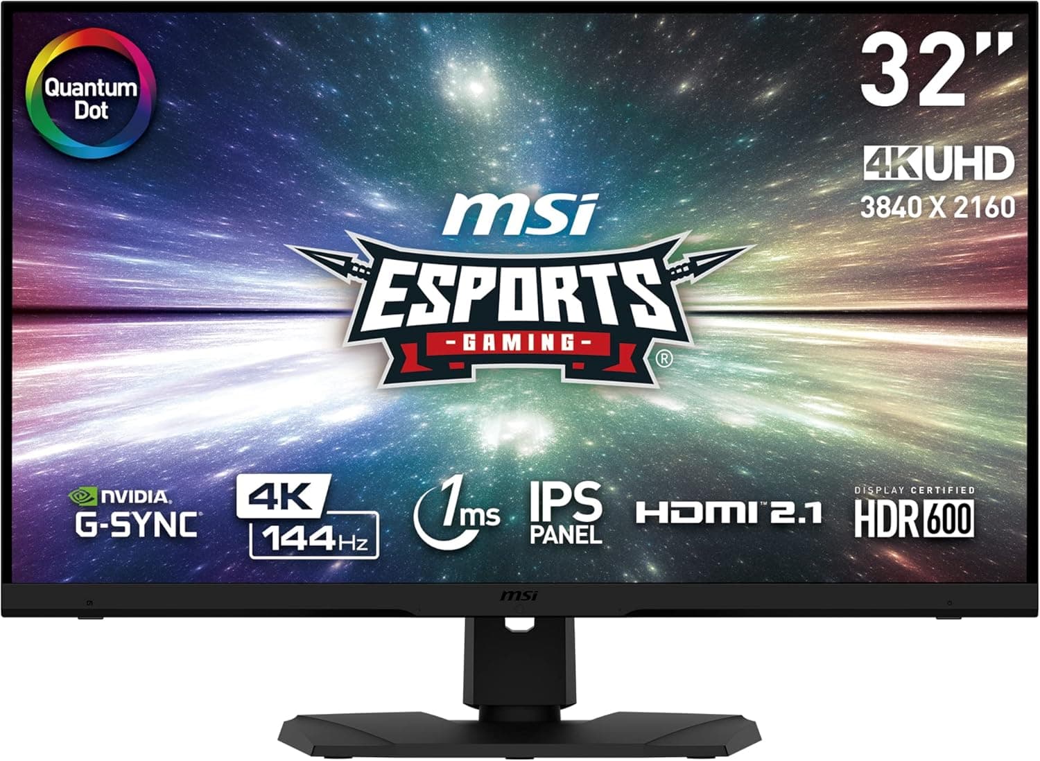 Écran 32 pouces 4K MSI MAG 322UPF Rapid IPS 160 Hz - 32'' / 4K UHD / Pivotable - 160 Hz / Rapid IPS / 1ms