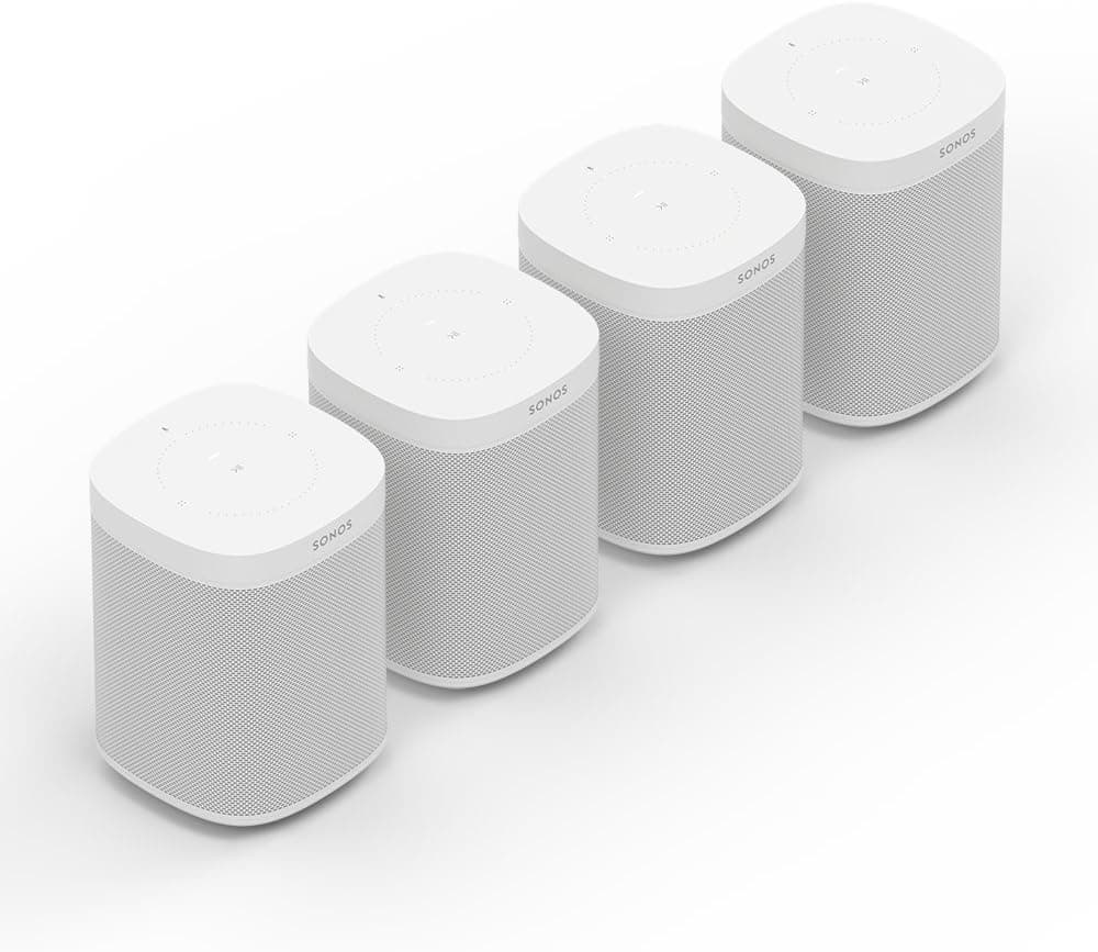 Enceinte sans fil multiroom Wi-Fi - 4-Raum Set - Blanc.