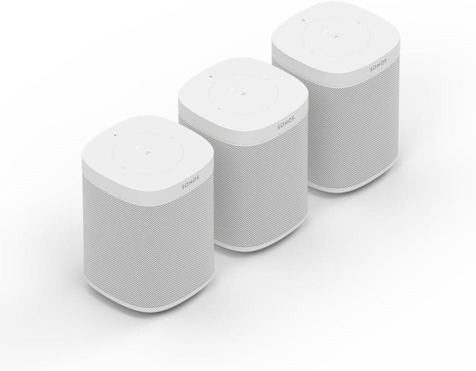 Enceinte sans fil multiroom Wi-Fi - 3-Raum Set - Blanc.