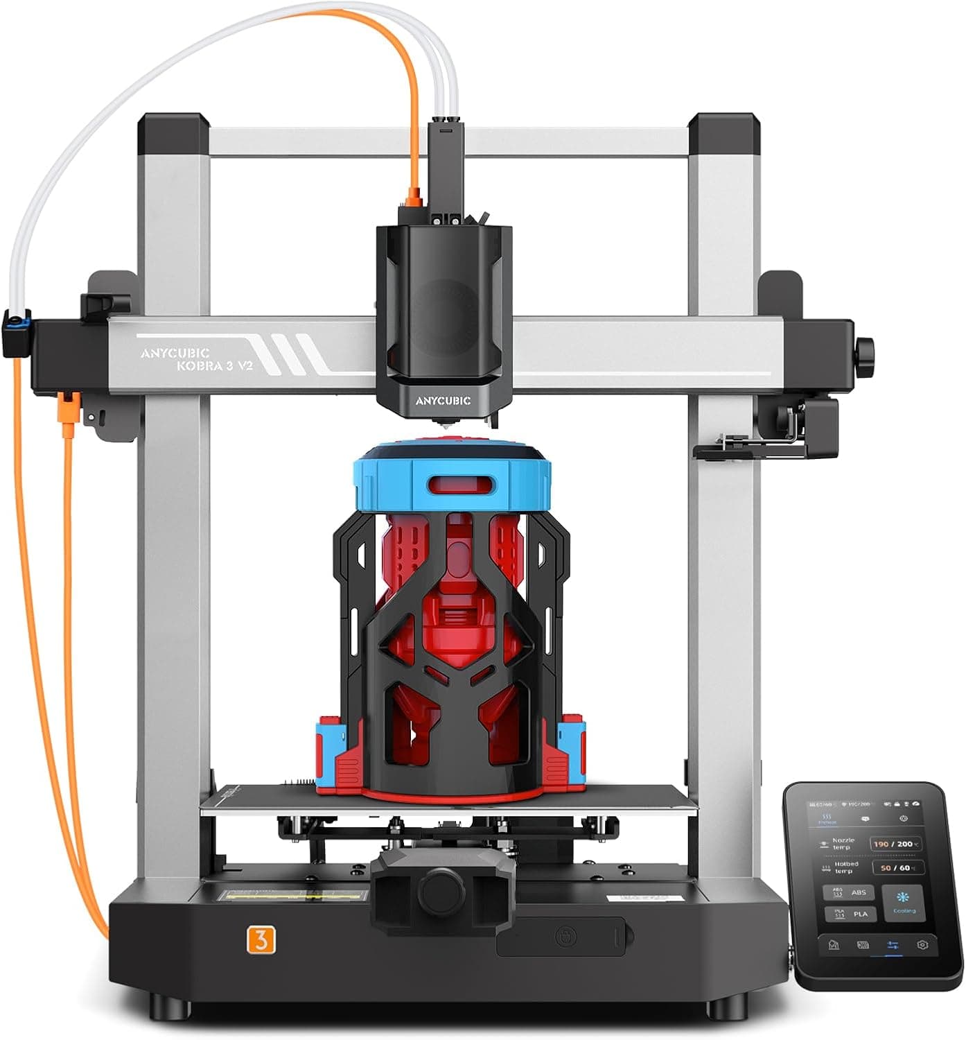 Imprimante 3D CoreXY Ultra-Rapide – 600 mm/s, Hotend 320 °C, Auto-nivelage 3D, 250×250×250 mm - Anycubic S1
