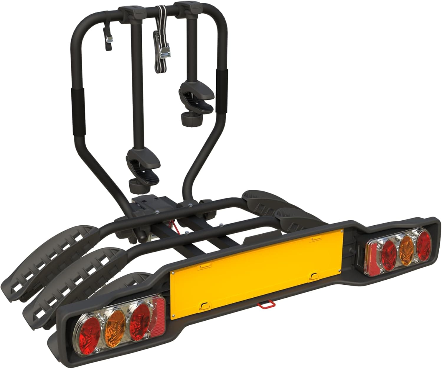 Porte-vélos attelage 3 vélos inclinable avec verrous à clé - 3 bici Siena inclinabile