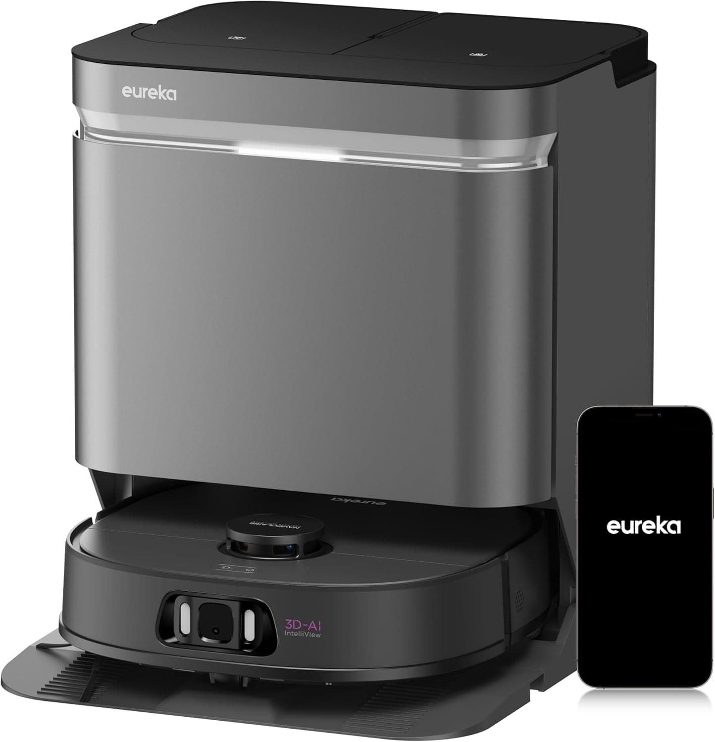 Robot aspirateur laveur avec station – J12 Ultra, autovidage & séchage, navigation LiDAR intelligente - J15 Ultra Etats-Unis