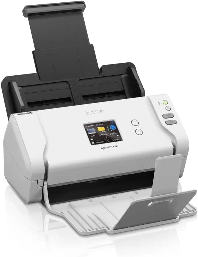 Scanner de documents recto-verso ultra-rapide – 60 ppm, ADF 100 f., Wi-Fi - USB 3.0, Wired Network - ADF 60 feuilles - Touches LED