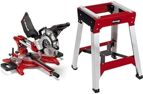 Scie à onglet radiale 1800 W Ø210 mm – Double biseau, laser de précision et système de glissière intégré