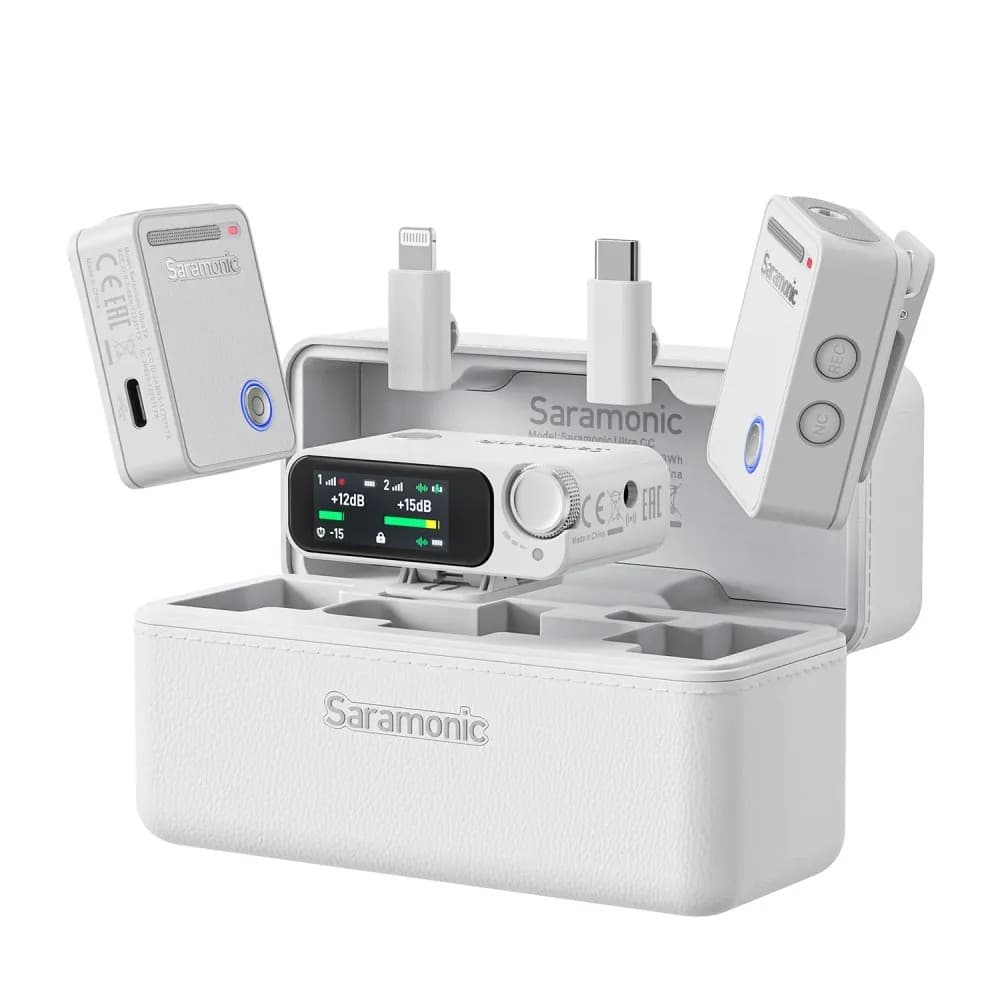 Saramonic Ultra Whie including Lavalier Mics